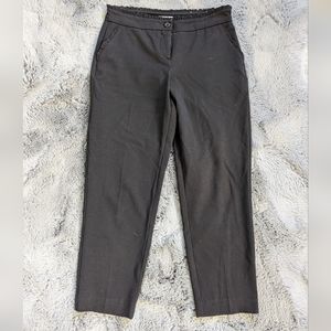 Maurices Cropped Black Pant with Frills